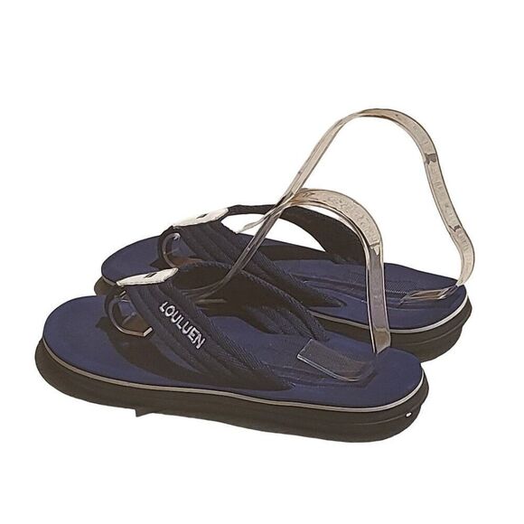 Louluen Flip Flops Men‎ Sz 8.5 Women 10 Flat Beach Summer Outdoor - Picture 2 of 9